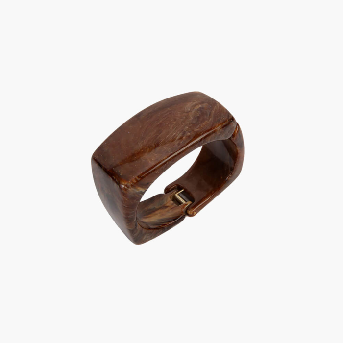 Angela caputi brazalete resina chocolate 13501