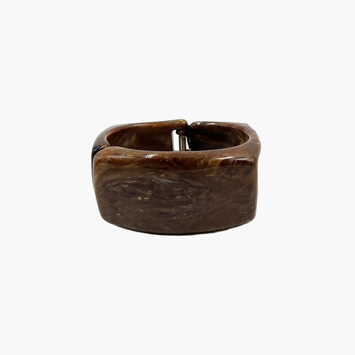 Angela caputi brazalete resina chocolate 13501