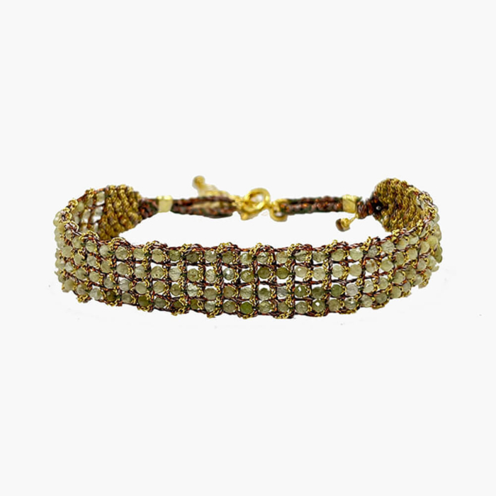 Pulsera Jaipur Granato Verde